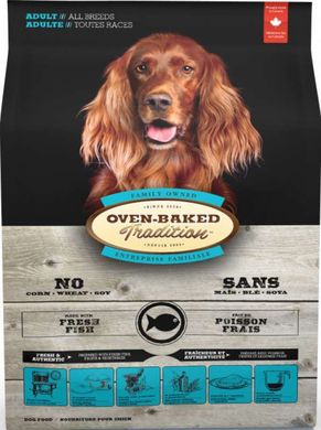 Oven-Baked (Овен-Бэкет) Tradition Fish Adult Dog All Breeds- Cухой корм со свежим мясом рыбы для взрослых собак различных пород 2,27 кг