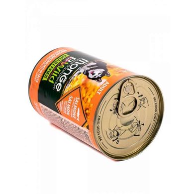 Monge (Монж) BWild Grain Free Wet Salmon Adult - Консервированный корм из лосося с тыквой и кабачками для собак всех пород (кусочки в соусе) 400 г