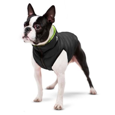WAUDOG (Ваудог) AiryVest - Двустороння курточка для собак (салатова/чорна) XS22 (20-22 см)