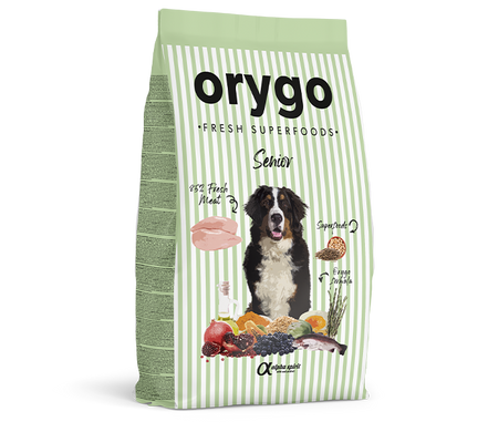 Orygo (Ориго) Senior - Полувлажный корм с курятиной и бобовыми для взрослых стареющих собак 3,6 кг