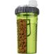 Dexas (Дексас) Snack DuO - Пляшка подвійна для води та корму або ласощів 480 мл (2х240 мл) Зелений