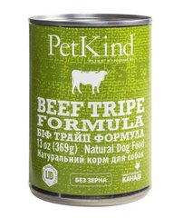 PetKind (ПетКайнд) Beef Tripe Formula - Консервированный корм с говядиной и рубцом для собак всех пород и возрастов (паштет) 369 г