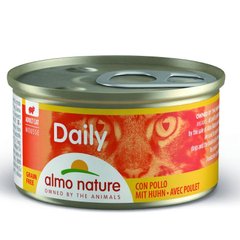 Almo Nature (Альмо Натюр) Daily Menu Cat - Консервированный корм "Мусс с курицей" для кошек 85 г