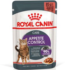 Royal Canin (Роял Канин) Appetite Control Care – Влажный корм с мясом для взрослых стерилизованных кошек склонных к выпрашиванию корма (кусочки в соусе) 85 г