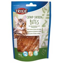 Trixie (Тріксі) PREMIO Catnip Chicken Bites - Ласощі Куряча грудка з котячою м'ятою для котів і кішок 50 г