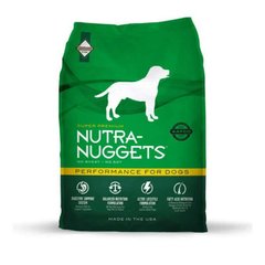 Nutra Nuggets (Нутра Нагетс) Performance - Сухой корм для атлетически развитых и спортивных собак 15 кг