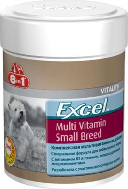 8in1 (8в1) Vitality Excel Multi Vitamin Small Breed - Мультивітамінний комплекс для собак дрібних порід 70 шт.