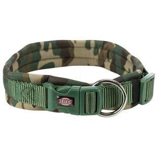 Trixie (Тріксі) Premium Collar with Neoprene Padding - Нашийник нейлоновий для собак з неопреновою підкладкою М-L Камуфляж