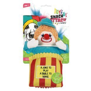 M-Pets (М-Петс) Joyful Snack Attack Dog Toy Circus - Игрушка-диспенсер для лакомств собак, Разноцветный, 16х5,5х26 см