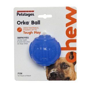 Petstages (Петстейджес) Orka Ball - Игрушка для собак Петстейджес Орка мяч, 6 см