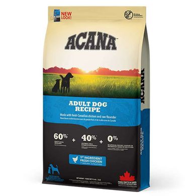 Acana (Акана) Adult Dog Recipe – Сухий корм для дорослих собак всіх порід 17 кг