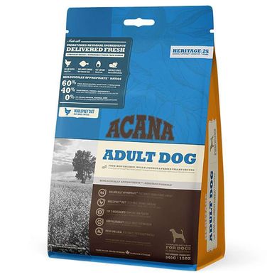 Acana (Акана) Adult Dog Recipe – Сухий корм для дорослих собак всіх порід 340 г