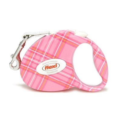 Flexi (Флексі) Fashion Ladies S - Повідець-рулетка для собак дрібних порід "Зебра рожева", стрічка (3м, до 12 кг) S "Леопард"