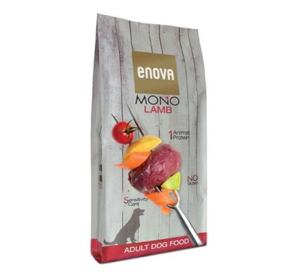 ENOVA (Энова) MONO Lamb - Сухой корм с ягненком для взрослых собак всех пород 2 кг