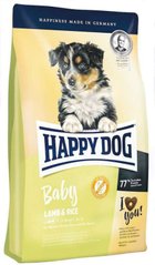 Happy Dog (Хеппи Дог) Baby Lamb & Rice - Сухой корм с ягненком для щенков средних и крупных пород собак с чувствительным пищеварением 4 кг