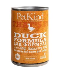 PetKind (ПетКайнд) Duck Formula - Конервированный корм с уткой для собак всех пород и возрастов (паштет) 369 г
