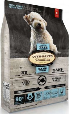 Oven-Baked (Овен-Бэкет) Tradition Grain-Free Fish Dog Small Breeds - Беззерновой сухой корм со свежей рыбой для собак малых пород на всех стадиях жизни 1 кг