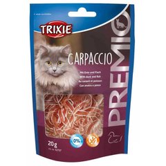 Trixie (Трикси) PREMIO Carpaccio - Лакомство с уткой и рыбой для котов и кошек 20 г