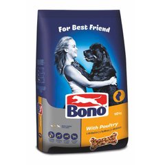 Bono (Боно) with Poultry Adult Dog All Breeds - Сухой корм с мясом птицы для взрослых собак различных пород 10 кг