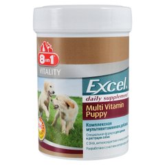 8in1 (8в1) Vitality Excel Puppy Multi Vitamin - Витаминный комплекс для щенков и молодых собак 100 шт.