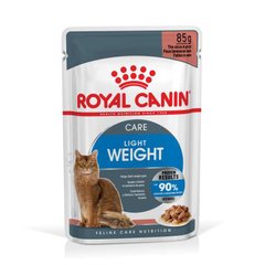Royal Canin (Роял Канін) Light Weight Care in gravy - Консервований корм для котів, схильних до надмірної ваги (шматочки в соусі) 85 г