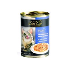 Edel (Едел) Cat Menu - Консервированный корм с лососем и форелью для кошек 400 г