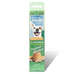 TropiClean (Тропиклин) Oral Care Gel Peanut Butter - Гель для чистки зубов с ароматом арахисового масла для собак 59 мл