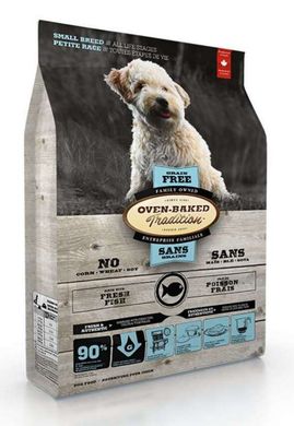 Oven-Baked (Овен-Бэкет) Tradition Grain-Free Fish Dog Small Breeds - Беззерновой сухой корм со свежей рыбой для собак малых пород на всех стадиях жизни 1 кг
