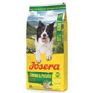 Josera (Йозера) Adult Salmon & Potato &ndash; Сухой беззерновой корм с лососем и картошкой для собак всех пород, 12,5 кг