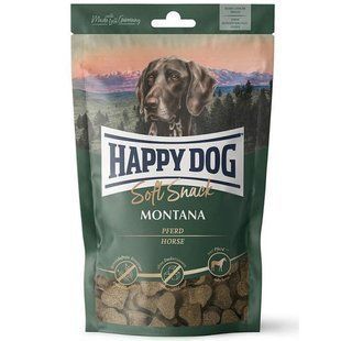 Happy Dog (Хеппі Дог) SoftSnack Montana - М'які снеки з кониною для собак різних порід, 100 г