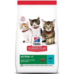 Hill's (Хіллс) Science Plan Kitten Tuna - Сухой корм с тунцом для котят до 1 года, 1,5 кг