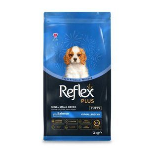 Reflex Plus (Рефлекс Плюс) Mini & Small Breed Puppy - Сухой корм с лососем для щенков малых пород, 3 кг