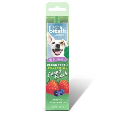 TropiClean (Тропиклин) Oral Care Gel Berry Fresh - Гель для чистки зубов с ароматом свежих ягод для собак 59 мл