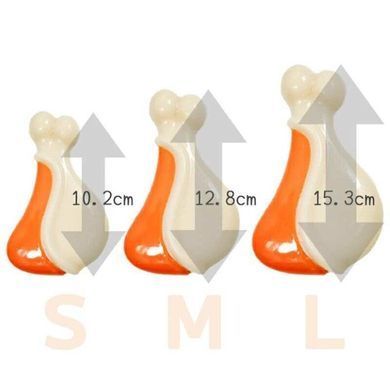 M-Pets (М-Петс) Chewbo Leg Bacon Clean Dental - Игрушка жевательная Чубо голень с ароматом бекона для собак, 15,3x9,3x4,1 см