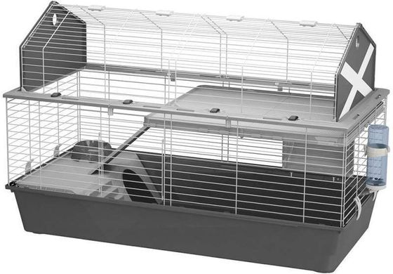 Ferplast (Ферпласт) Barn - Клетка для декоративных кроликов 78x48x65 см Серый