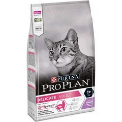 Purina Pro Plan (Пурина Про План) Delicate Adult Turkey - Сухой корм с индейкой для кошек с чувствительным пищеварением 400 г