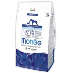 Monge (Монж) Medium Starter - Сухой корм для кормящих самок и щенков средних пород с курицей 1,5 кг