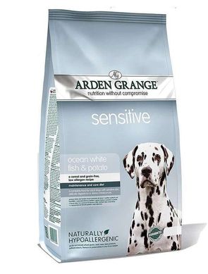 Arden Grange (Арден Грандж) Adult Sensitive - Сухой беззерновой корм для взрослых собак с чувствительным пищеварением 2 кг