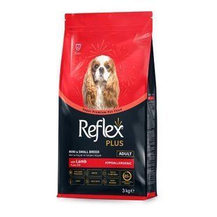 Reflex Plus (Рефлекс Плюс) Mini & Small Breed - Сухий корм з ягням для собак малих порід, 3 кг