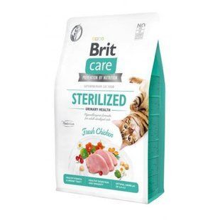 Brit Care (Бріт Кеа) Cat Grain-Free Sterilized Urinary Health - Сухий беззерновий корм з куркою для дорослих стерилізованих котів, 2 кг