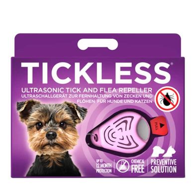 TickLess (Тиклес) Pets средство от клещей и блох для собак 1 шт. Бежевый