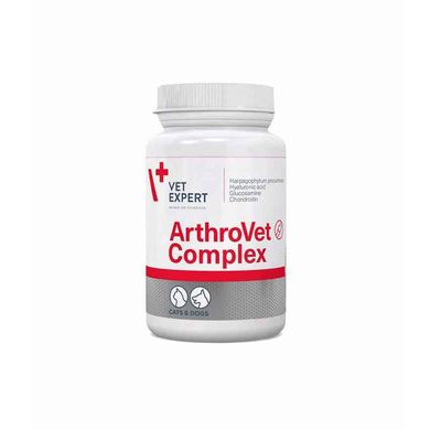 VetExpert (ВетЭксперт) ArthroVet Complex - Усиленный комплекс для здоровья хрящей и суставов собак и кошек 60 шт.