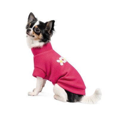 Pet Fashion (Пет Фешн) Flower - Светр для собак (малиновий) XXS (20-22 см)
