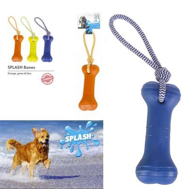 M-Pets (М-Петс) Splash Bones Toy – Игрушка водоплавающая Кость Всплеск для собак 43х8х5 см Цвета в ассортименте