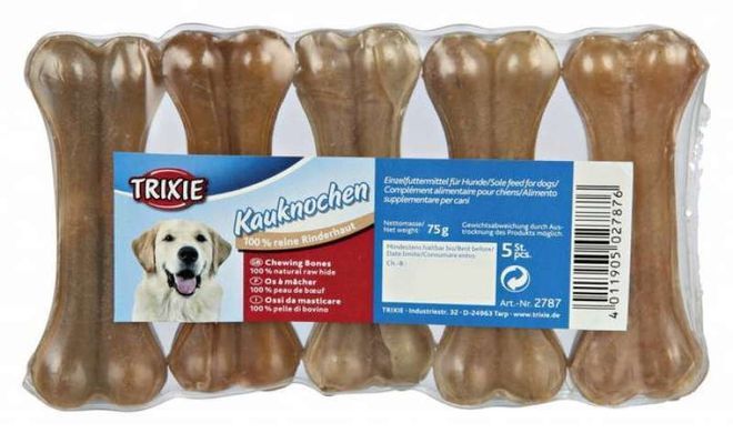 Trixie (Тріксі) Кісточки жувальні для собак в упаковці, 100 г / 17 см (1 шт)
