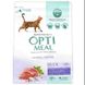 OptiMeal (ОптиМил) Duck Hairball Control Cat – Сухой корм с уткой для кошек, способствующий выведению шерсти из ЖКТ 200 г