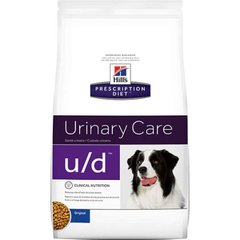 Hills (Хиллс) Prescription Diet Canine u/d Urinary Care - Лечебный корм для собак с заболеваниями почек и мочеполовых путей 12 кг