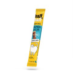 Half&Half (Хаф енд Хаф) ласощі для кішок у формі м'ясних паличок з лососем, 5 г