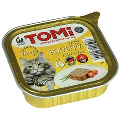 TOMi (Томи) with Poultry&Liver - Паштет с птицей и печенью для кошек 100 г