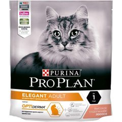 Purina Pro Plan (Пурина Про План) Elegant Adult - Сухой корм с лососем для взрослых кошек с чувствительной кожей 400 г